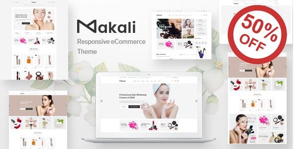 Makali là theme WordPress lý tưởng cho những ai muốn kinh doanh mặt hàng mỹ phẩm.