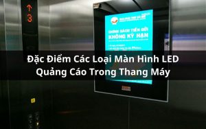 màn hình led quảng cáo trong thang máy