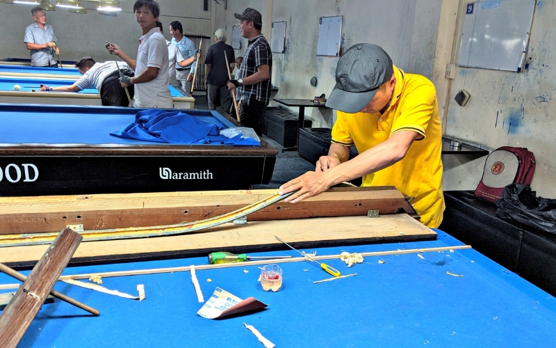 những trường hợp cần tháo lắp bàn bida