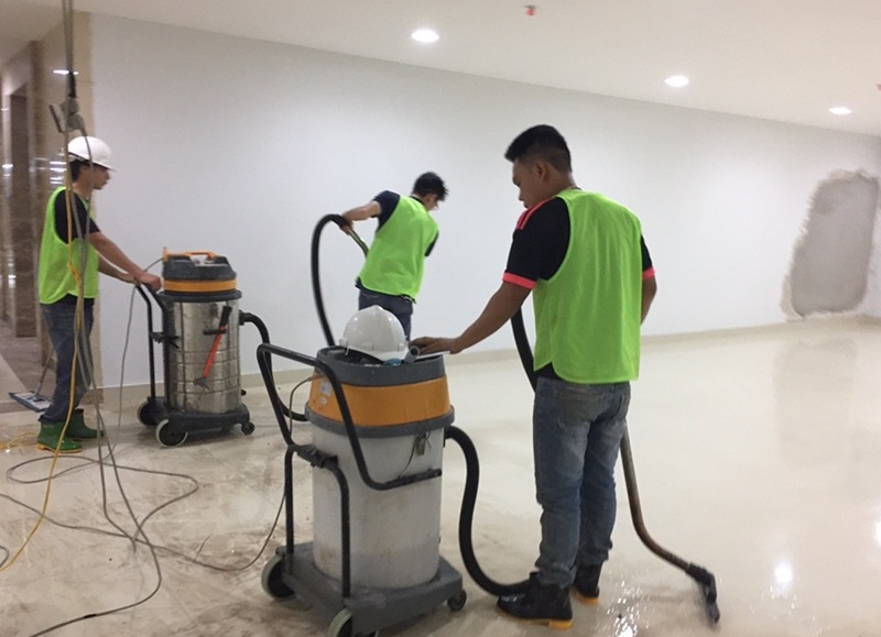 dịch vụ vệ sinh sau thi công