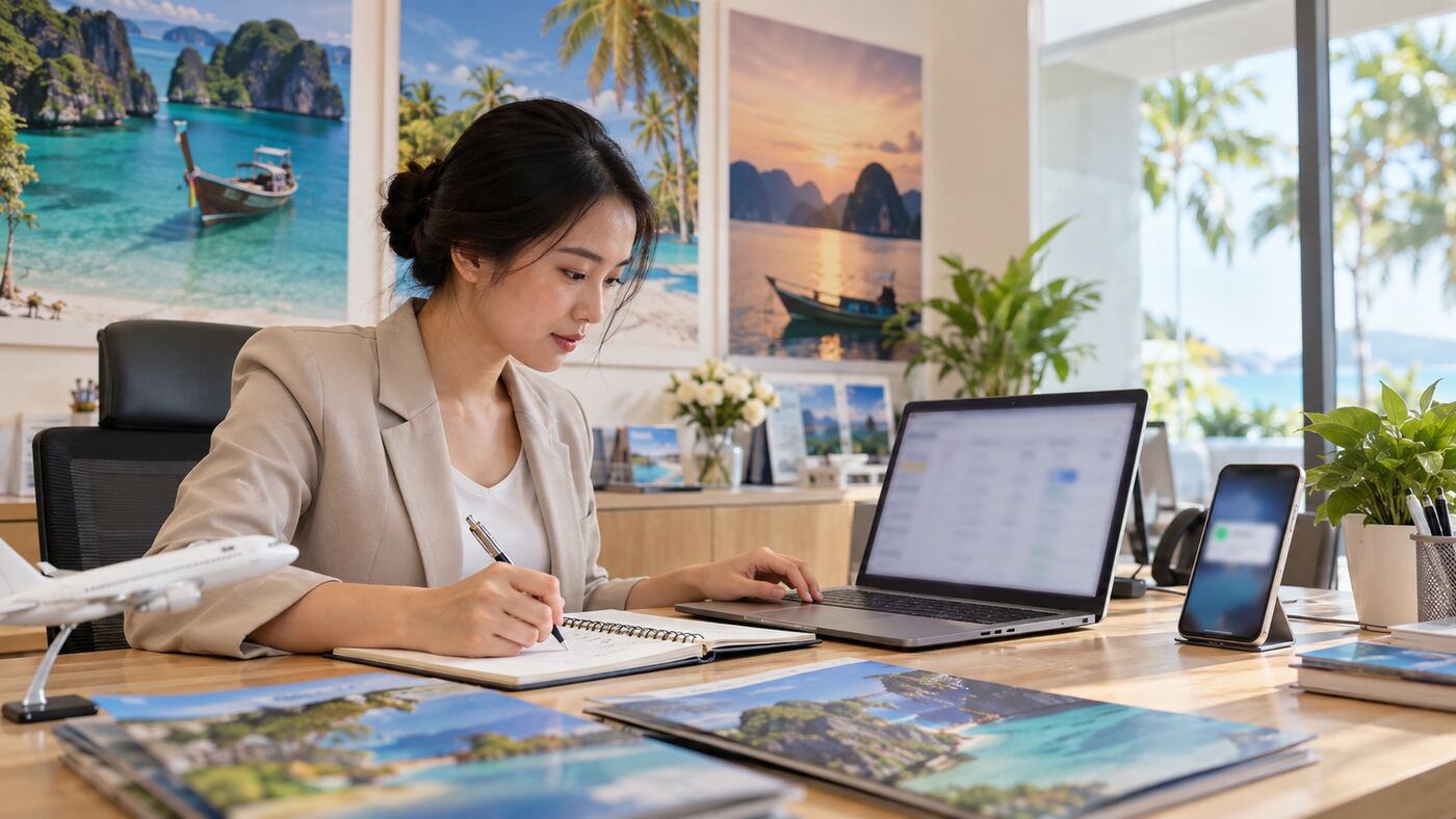 nhân viên đại lý tour nhận tiền sau khi tích hợp thanh toán vào website